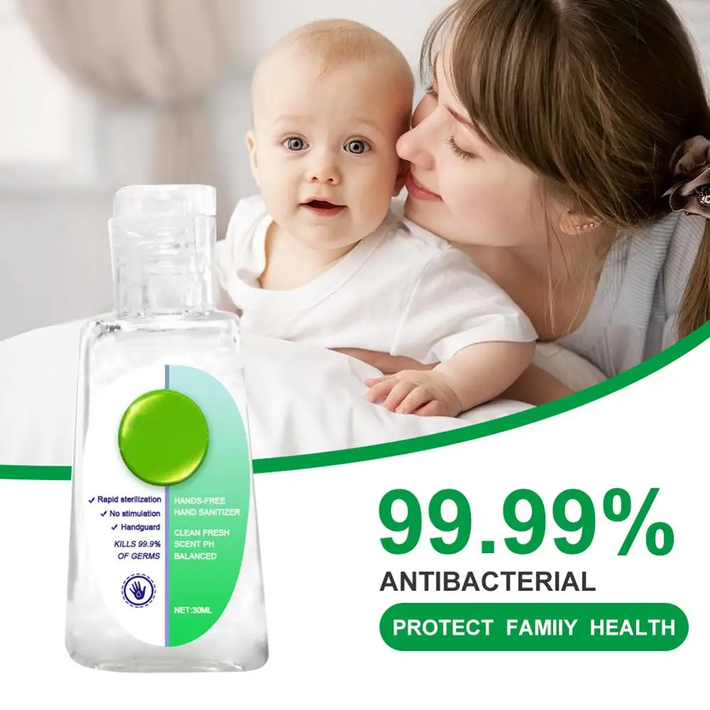 

30ml Hand Sanitizer Antibacterial Moisturizing Disposable No Clean Hand Sanitizer Gel Alcohol Hand Wash Gel Antiseptic Handgel