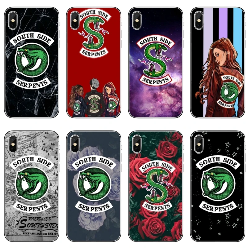 Riverdale South Side serpents для iPhone XR X XS Max 8 7 6s 6 plus SE 5s 5c 5 iPod Touch аксессуары чехол