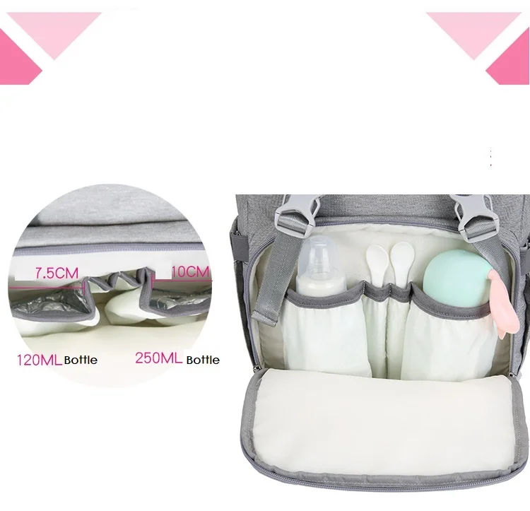 Maternity Bag Backpack For Mom Mother Changing Multi-function Folding Travel Diaper Baby Bag