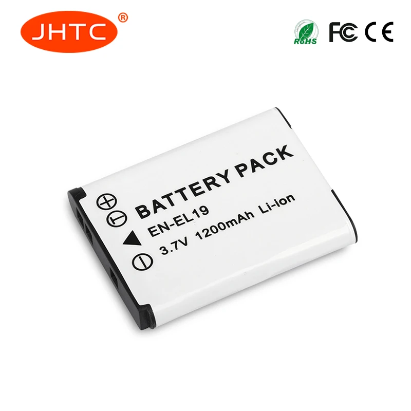 1200mAh ENEL19 EN-EL19 Camera Battery For Nikon Coolpix S2600
