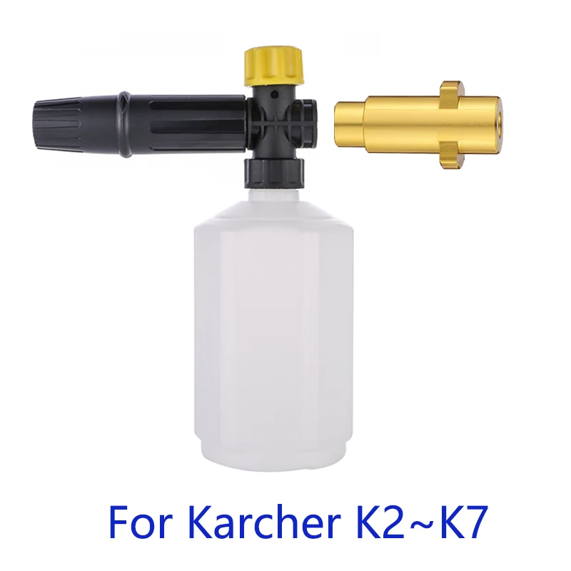 

Pressure Washer Car Foam Wash Snow foam lance foam cannon Foam Generator Soap Foamer Gun Nozzle for Karcher Sink Pennik Car Wash
