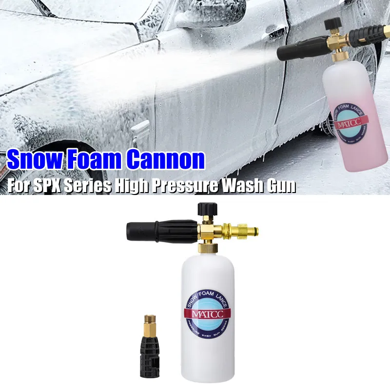 Matcc Car Wash Snow Foam Lance Auto Foam Nozzle Cannon For Spx Series