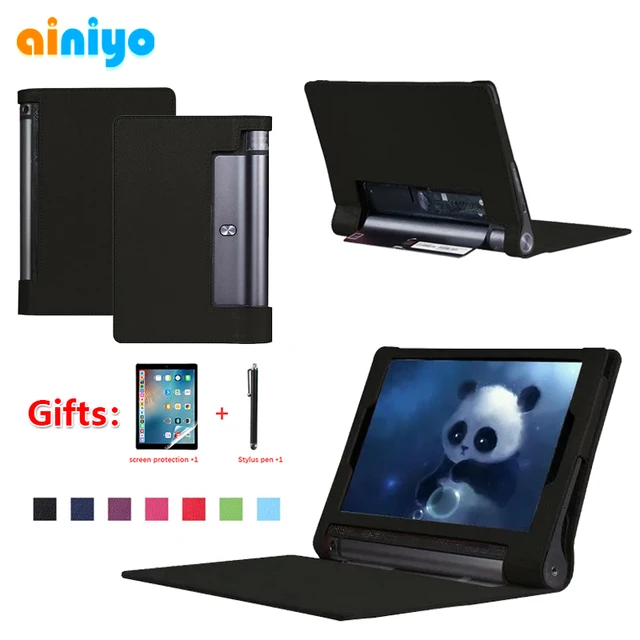Case For Lenovo Yoga Tablet 3 10.1 X50l X50m X50f Pu Leather Stand Case For  Lenovo Yoga Tab 3 10.1 Yt3-x50l/m/f+free 2 Gifts - Tablets & E-books Case -  AliExpress