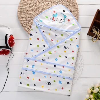 

Nursing Summer Thin Protection Cotton Blend Baby Swaddle Unisex Travel Sleeping Bag Blanket Breathable Home Newborn Wrap Soft