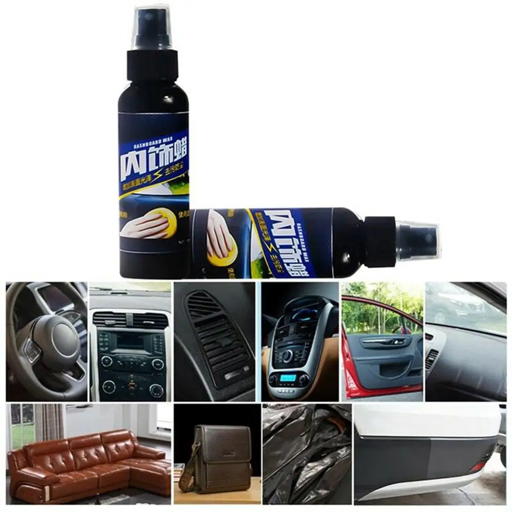 

120 ml Car Spray Wax Maintenance Tool Spray Wax Multi-functional Auto maintenance accessories Cleaning Spray for Dashboard
