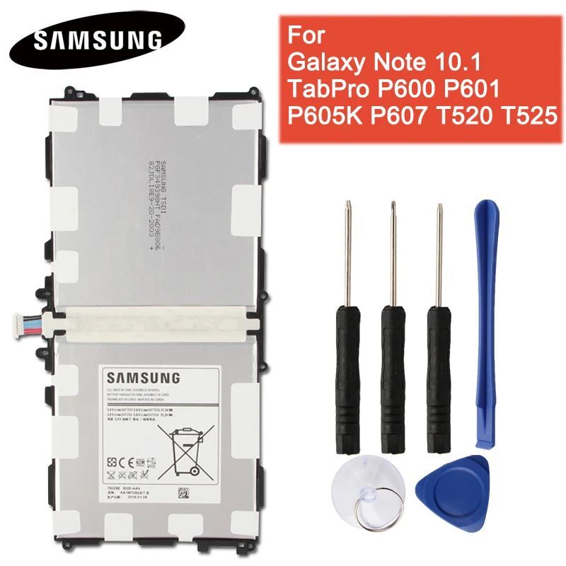 Батарея SP3676B1A для samsung Galaxy Note 10,1 GT-N8000 N8020 GT-P7500 GT-P7510 P5100 P601 Tab 3 P5200 Tab 4 Tab S T800 - Цвет: For P600 P601
