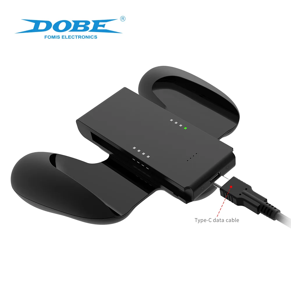 DOBE 2000mAh Charging Grip Dock Station for Nintendo Switch Joy-Con Charger for Gamepad with Cable Charging Indicator