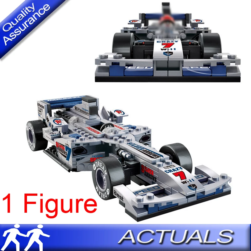 

Sluban 0352 Technic F1 Racing Car Building Blocks Super Car DIY Model Bricks Educational Toys Boy Gifts Compatible