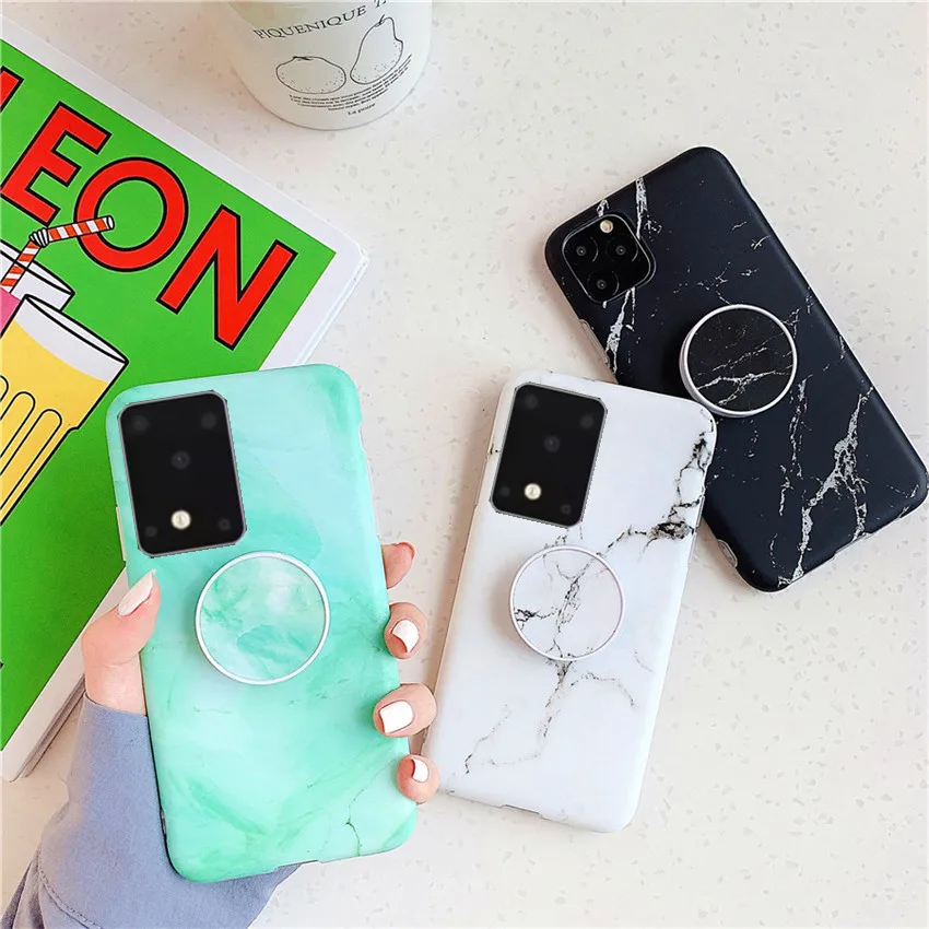 Матовый мраморный силиконовый чехол для Samsung Galaxy S20 fe Plus Note 20 Ultra S10 S9 Note10 A50 A30 A6 A7 A8 A9