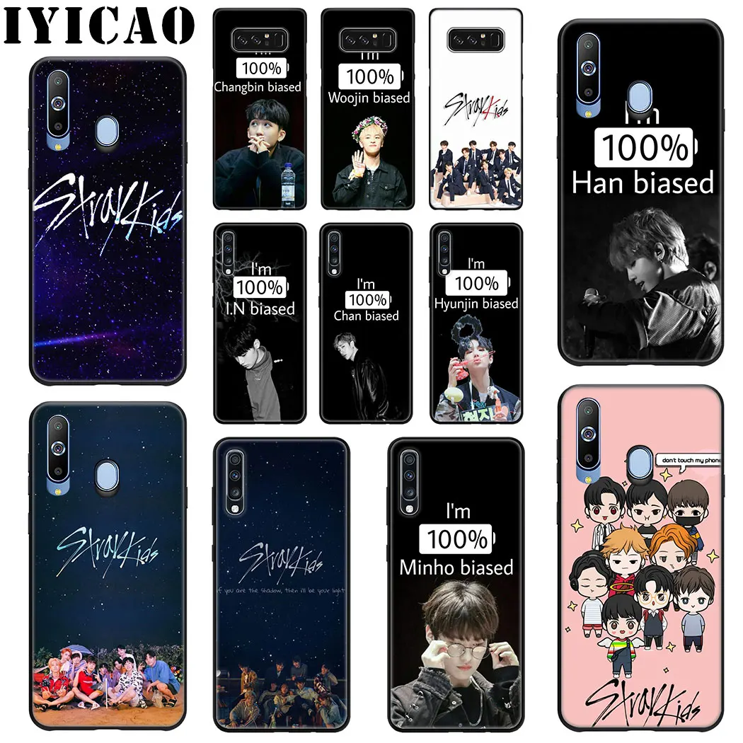 IYICAO I'm Stray Kids Signature Soft Silicone Case for Samsung A70 A60 A50 A40 A30 A20 A10 M10 M20 M30 M40 Note 8 9 Phone |
