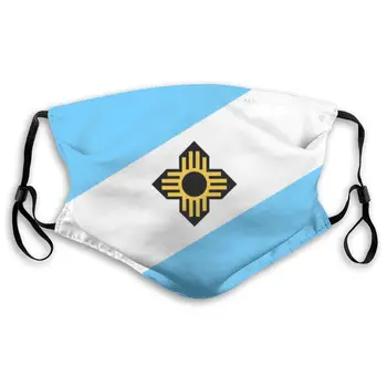

Flag Of Madison Masks With filter Washable & Reusable Anti Dust Breathable Mask With Adjustable Ear Loops for Men & Women