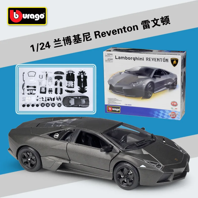 1 24 Lamborghini Reventon Alloy Diecast Assembled Model Cars Simulation Miniature Metal Mini Car Collection Toy Home Decorations Diecasts Toy Vehicles Aliexpress