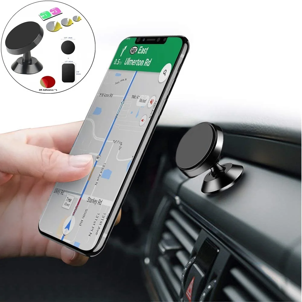 Magnetic car phone holder magnet for iPhone 13 12 11 X XS MAX Samsung Huawei mobile battery bracket |