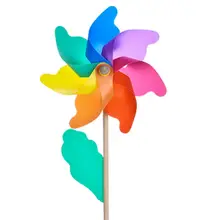 Флюгер Подсолнух лужайка Pinwheels ветряная мельница вечерние вертушки для украшения сада