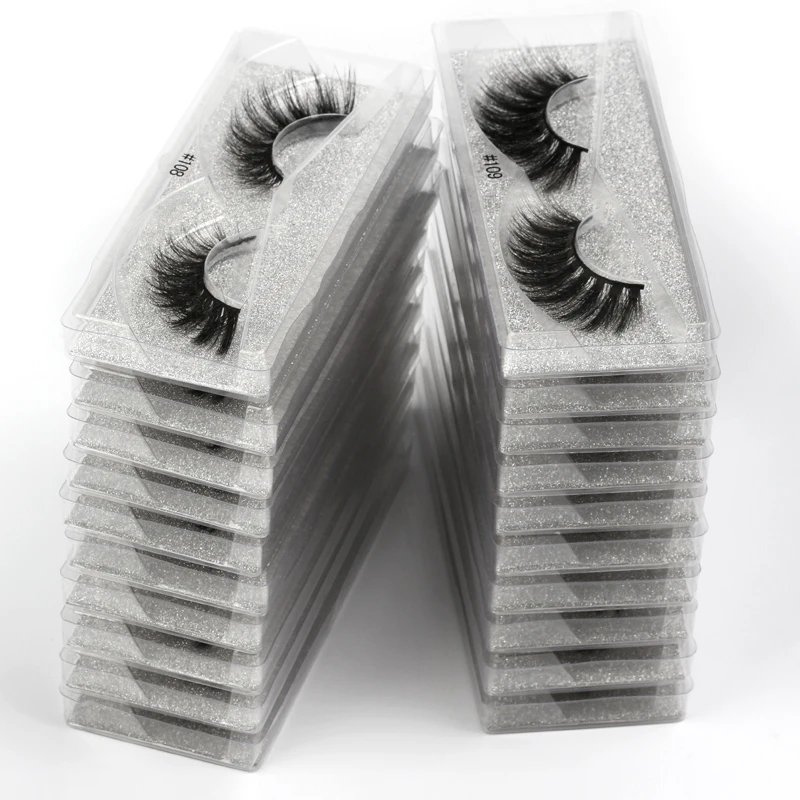Mink False Eyelashes Wholesale Bulk Natural Fake Lashes Makeup