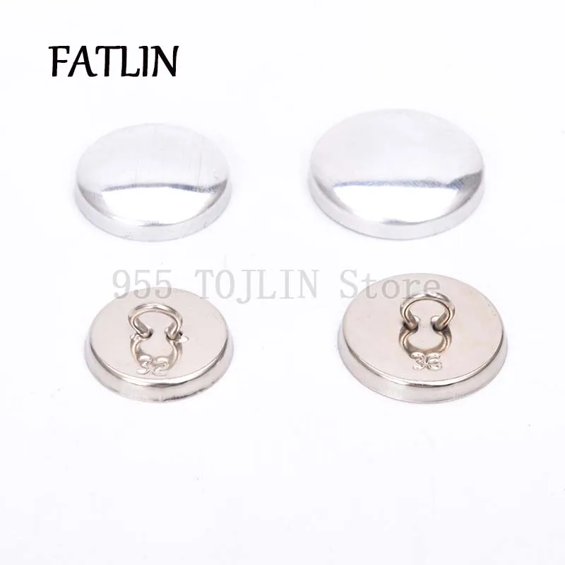 100Sets 20L-60L Iron back bottom PU Fabric Covered Buttons Scrapbooking Covered Round Combined  Buttons For DIY Sofa Accessories 6