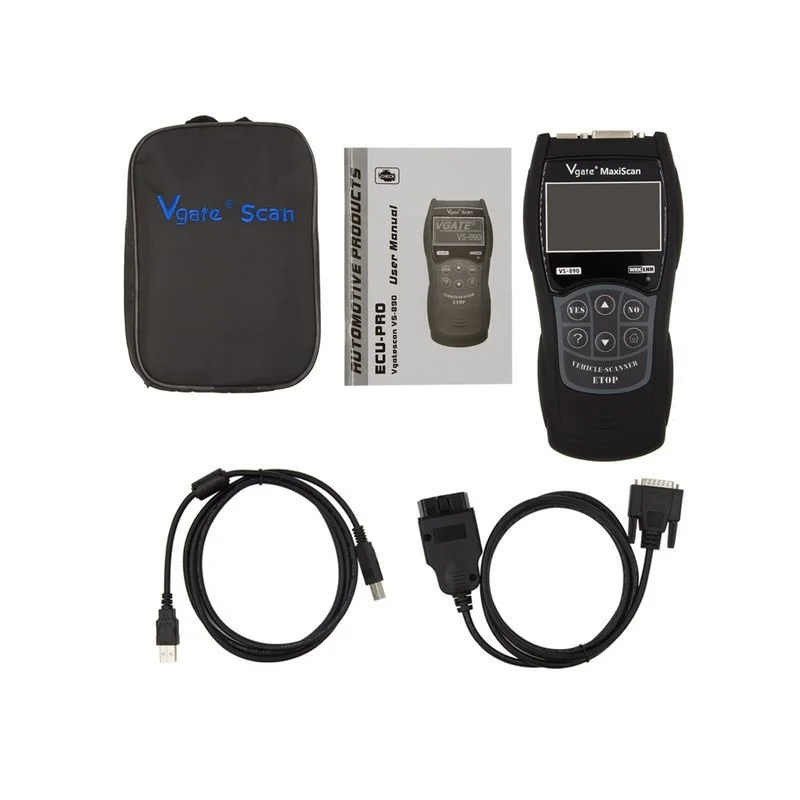 Сканирующее устройство Vgate Maxiscan VS890 OBD2 сканер кода автомобиля считыватель кодов диагностический инструмент поддержка OBDII CAN протоколы лучше ELM327 AD310