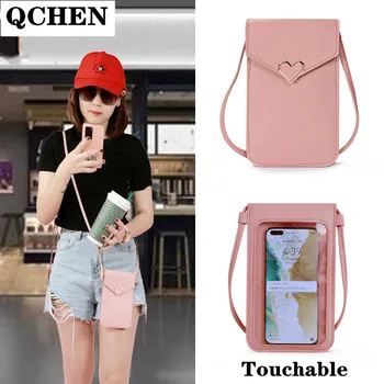 

Women Bag For Phone 2020 Women Coin Purse fashion Cross Shoulder Transparent Bag For Girls Cute Phone Bag type Mobile Pouch 795