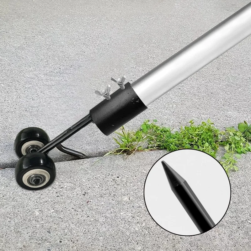 

Portable Weed Puller Weeds Snatcher Crack and Crevice Weeding Tool Lawn Garden Tools with Retractable Handle