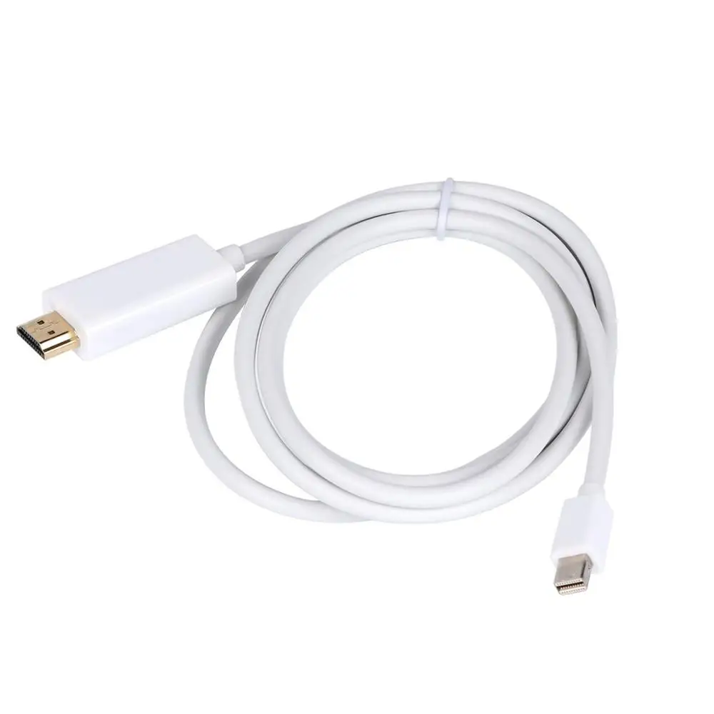 Мужской 1,8 м мини кабель DP-HDMI Thunderbolt Mini Displayport-HDMI адаптер для Macbook Pro Air Для iMac