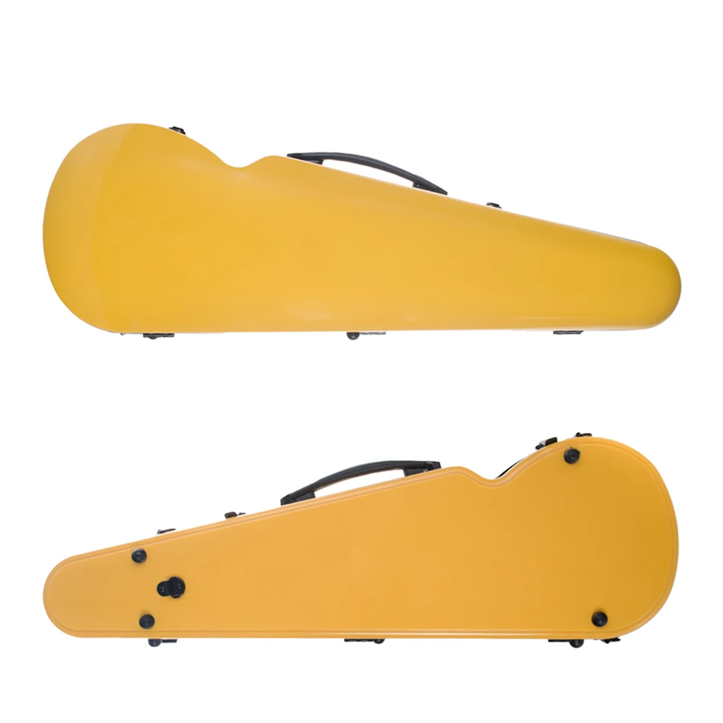 

Violin Storage Bag Hard Case Box for 4/4 Full Size Violin Accessory, Yellow