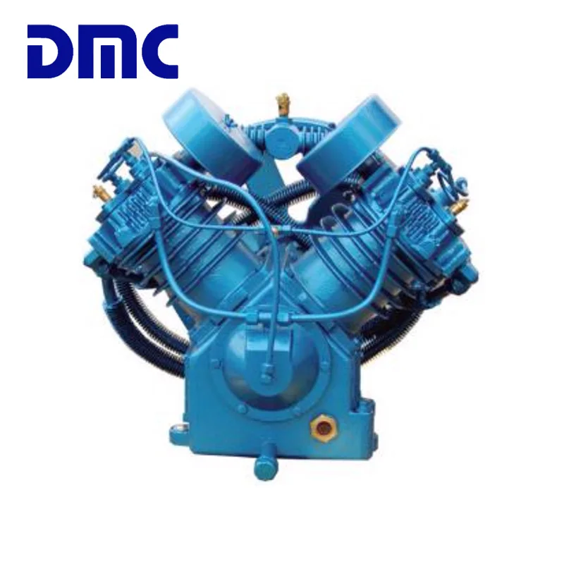 DMC 10HP воздушный компрессор сменный насос 4 цилиндра 12 бар воздушный компрессор насос запасные части 76 мм ход 31,80 CFM объем выхлопа