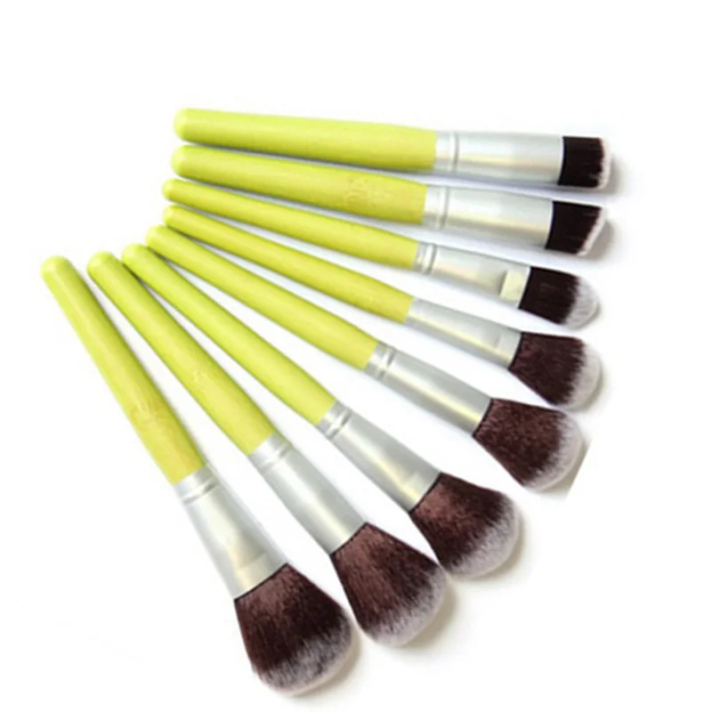 23Pcs Bamboo Handle Makeup Brush Set Synthetic Makeup Brushes for Foundation Powder Blending Concealer Eye Shadows NSho