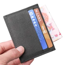 1 шт. мужской деловой кожаный кошелек, однотонный Тонкий Магнитный засов, двойной модный кошелек, зажим для денег, карман для монет, Мужской зажим для денег, мужские подарки