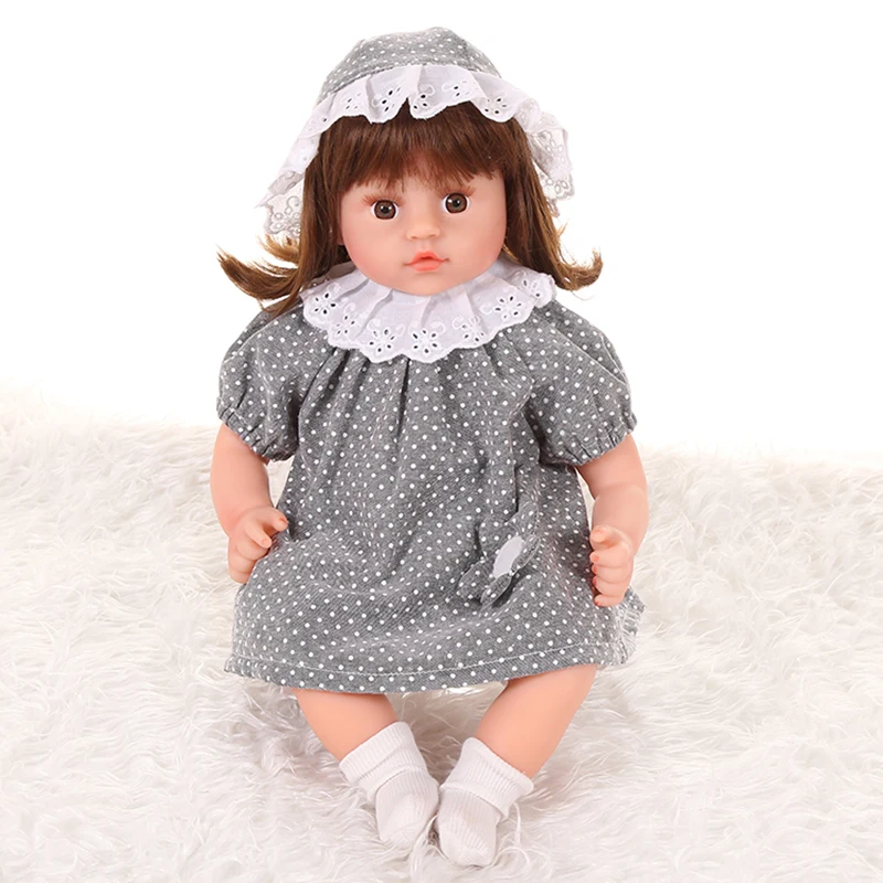 47 см Bebes Reborn baby muvieneca rebol силиконовый Reborn Super Baby Lifelike baby Bonecas baby Kid Doll toys для девочек