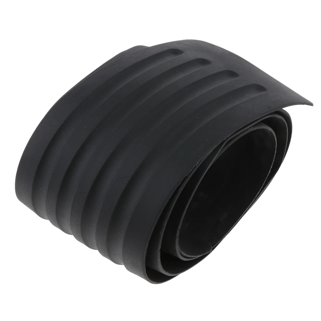 Car Auto Rear Bumper Edge Paint Scratch Protector Guard Cover Plate Black