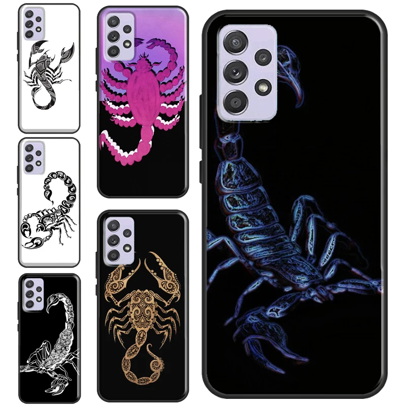 ТПУ чехол Скорпион для Samsung A21S A20e A10 A20 A30 S A50 A70 A31 A41 A51 A71 A12 A52 A72 A32 Capa | Мобильные