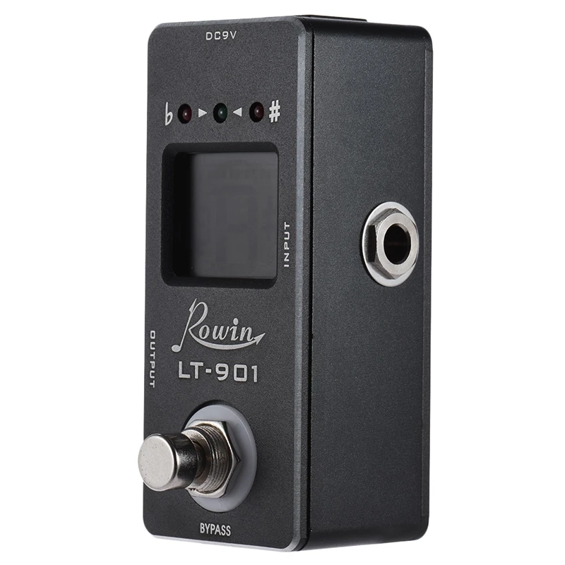 

Lt-901 Guitar Tuner Effect Pedal Mini Chromatic True Bypass Lcd Display Digital Pedal Guitar Parts Accessories