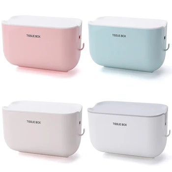 

Toilet Paper Holder Waterproof Wall Mounted Toilet Paper Tray Roll Paper Tube Storage Box Tray Tissue Box Shelf Bathroom Product