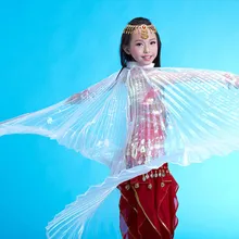 Горячие дети высокого качества танец живота Isis Крылья Восточный дизайн новые крылья без палочек 3 цвета