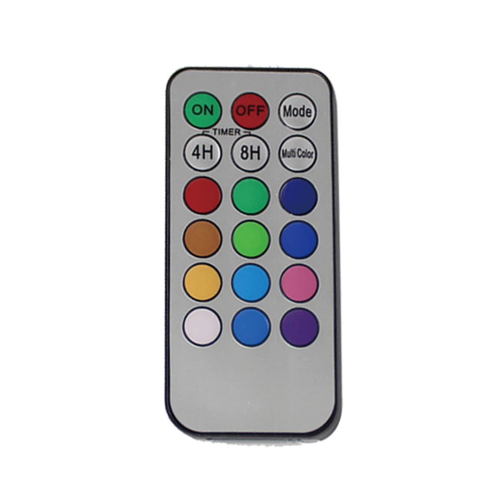 Small night lamp bedroom ambry corridor atmosphere lamp 13 color can change dimmer light pat lamp color lamp - Цвет: 1Remote