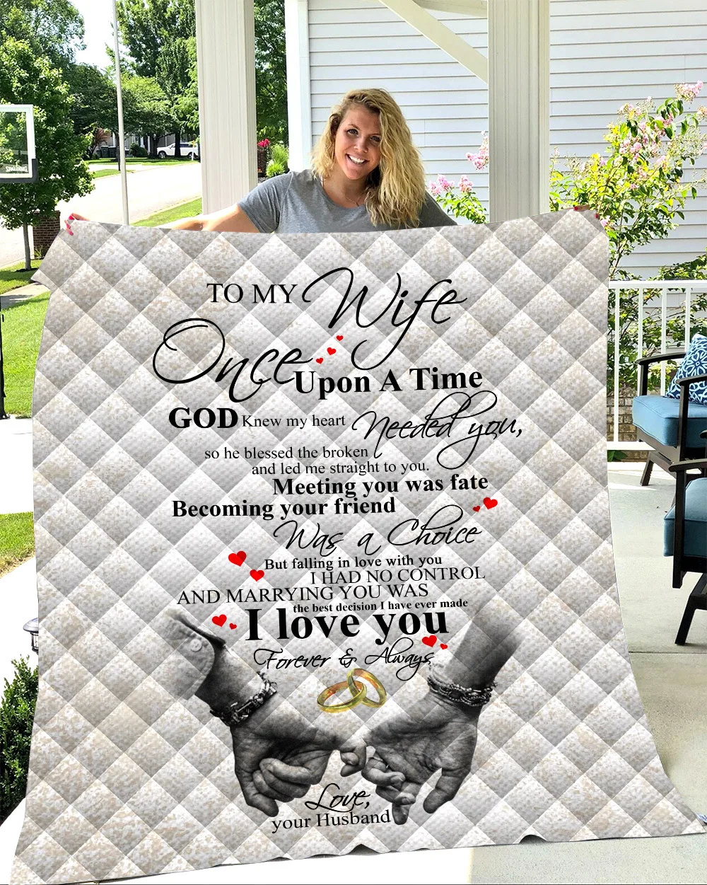 My Love Хлопковое одеяло индивидуальное одеяло Рождественский подарок для мужчин и женщин друзей мягкое лоскутное одеяло - Цвет: 1