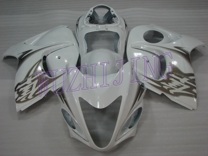 Мотоцикл обтекатель для Suzuki GSXR1300 10 11 мотоцикл обтекатель GSX R1300 08 09 белый желтый Обтекатели Gsx 1300R 2008 - Цвет: INJECTION mold