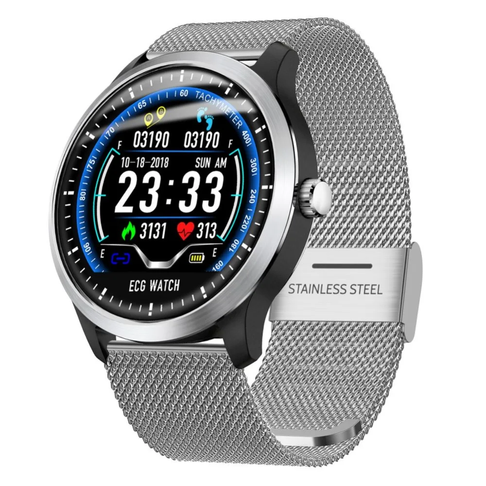 

N58 Smart Watch with Electrocardiogram ecg Display Holter ecg Heart Rate Monitor Blood Pressure Smartwatch ECG PPG Smart Watch