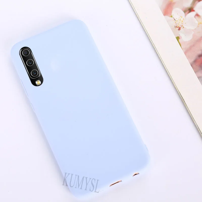Purple Коробка для сладостей для samsung galaxy a50 a70 a30 m10 m20 чехол мягкий чехол для s10e s9 s8 плюс a20 a10 a40 a60 m40 m30 note 9 8 10 plus - Цвет: Purple