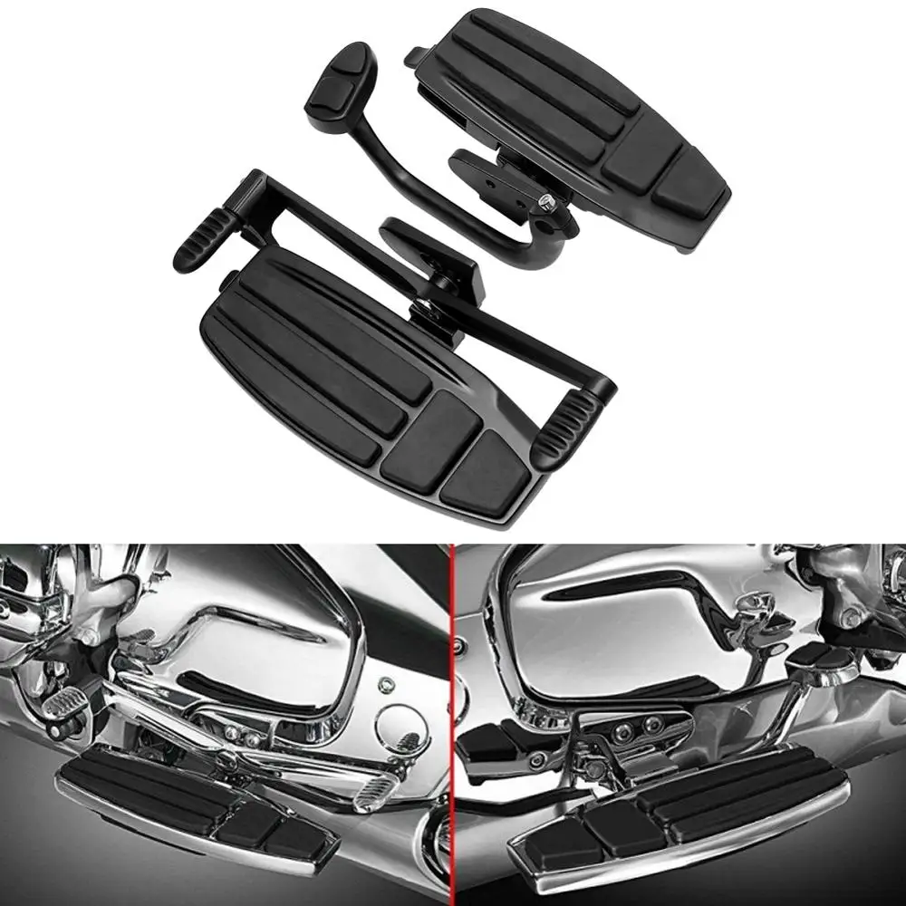 Черный мотоцикл драйвер половицы кафе гонщик подножка наборы для Honda Goldwing GL1800& F6B 01-17 Валькирия 14-15