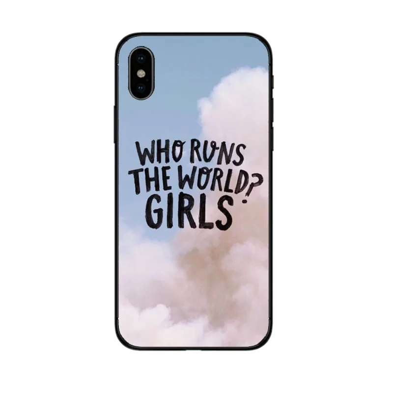 Чехол Beyonce с рулонной музыкой Superstar diva для iPhone 6 6s 7 8 Plus X XS MAX XR 5 5S SE женские черные