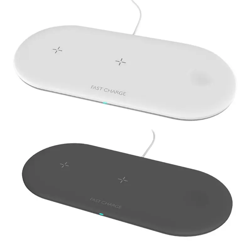 

3 In 1 10W Wireless Charger Station Stand Pad For IPhone X XS For Apple Watch Airpods Charging Dock Hot