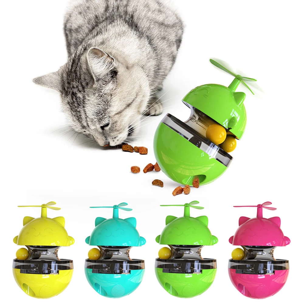 

Игрушка для домашних животных, кошек, гусеницы для кошек, вращающийся шар, игрушки, диспенсер для еды, для котят, интерактивные тренировочные игрушки для кормления Balle Chat