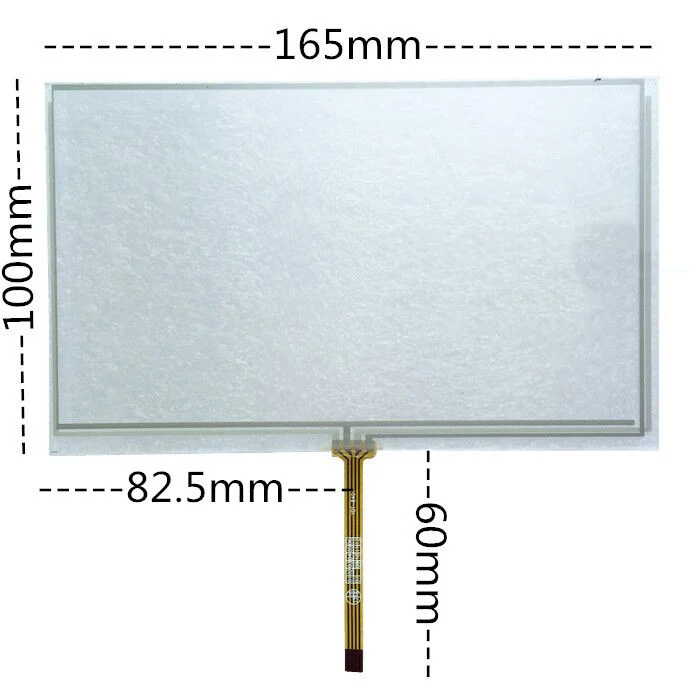 

5pcs/lot 7''inch resistive four-wire touch screen external screen car navigation industrial computer touch screen