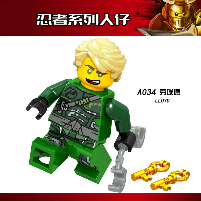 Ниндзя фильм Figuras фигурки Kai, jay, Cole, Nya Lloyd мастер Ву самурая X ниндзя комплект строительных блоков, Детские кубики Фигурки игрушки для детей подарок
