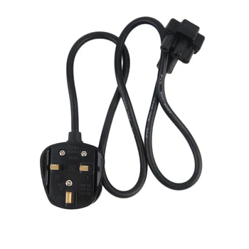 

2M 3 Pin Mains Power Plug to IEC C13 Kettle Lead Cable Cord for PC Monitor TV portable durable black color