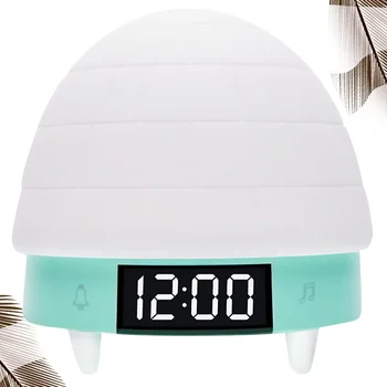 

Romantic LED Lamp Atmosphere LED Night Light Delicate Clock Lamp Decorative Light Gifts for Home Bedroom Desktop Kids (Green Bat