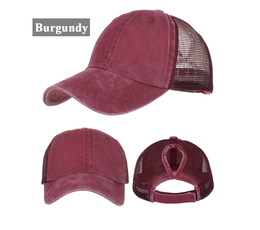 Joymay, бейсболка с конским хвостом, женская, грязная булочка, Snapback, летние шапки, повседневная, Регулируемая Кепка, s, Прямая поставка, принимаем B653