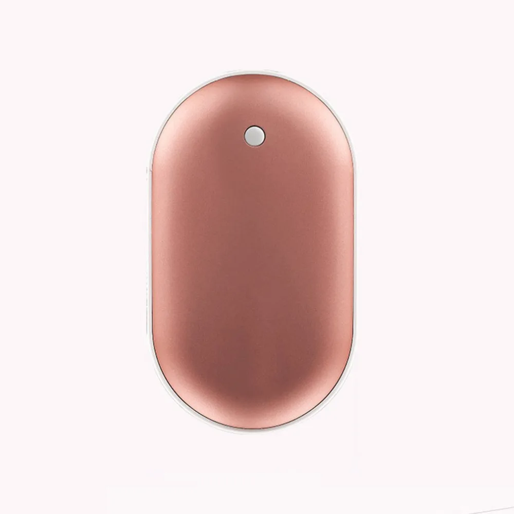 2 In 1 Cute USB Rechargeable Hand Warmer And 4000ma Power Bank 5V Mini Portable Travel Handy Long-Life Pocket Hand Warmer