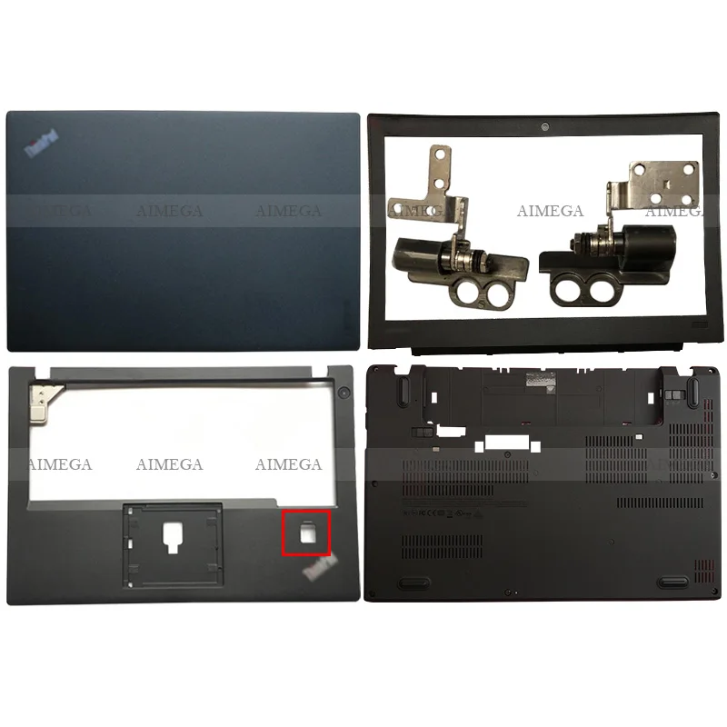 

NEW Laptop LCD Back Cover/Front Bezel/Hinges/Palmrest/Bottom Case For Lenovo ThinkPad X270 FHD High Resolution LCD 01HW945
